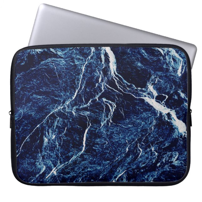 Funda Para Portátil Patrón abstracto azul (Frente)