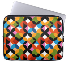 Funda Para Portátil Patrón abstracto boho colorido moderno de mediados