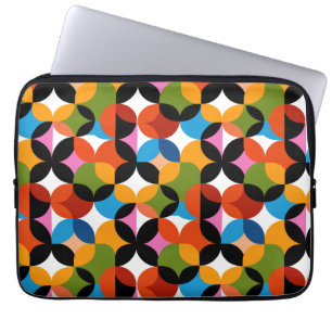 Funda Para Portátil Patrón abstracto boho colorido moderno de mediados