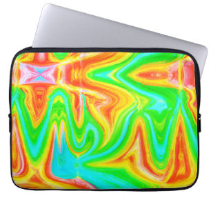 Funda Para Portátil Patrón abstracto de color brillante