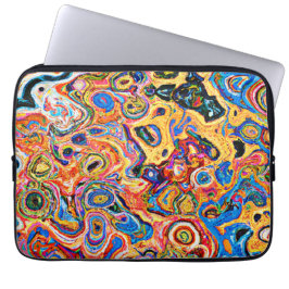 Funda Para Portátil Patrón abstracto dinámico y vibrante