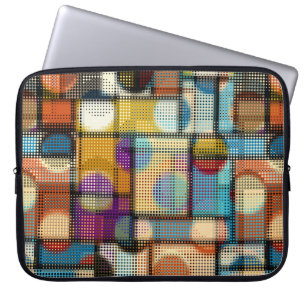 Funda Para Portátil Patrón abstracto geométrico en imágenes de píx