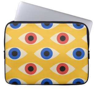 Funda Para Portátil Patrón abstracto geométrico moderno audaz del ojo 