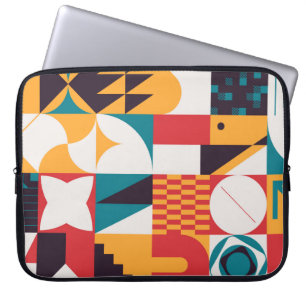 Funda Para Portátil Patrón abstracto inspirado en el arte del Brutalis