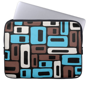 Funda Para Portátil Patrón abstracto modernista de mediados de siglo