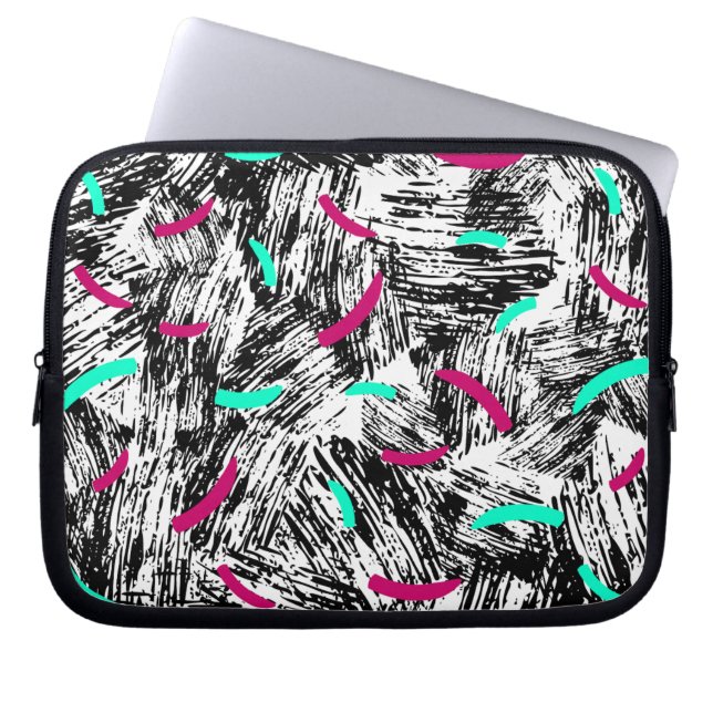 Funda Para Portátil Patrón abstracto moderno. (Frente)