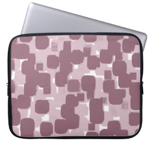 Funda Para Portátil Patrón abstracto rosa moderno y elegante