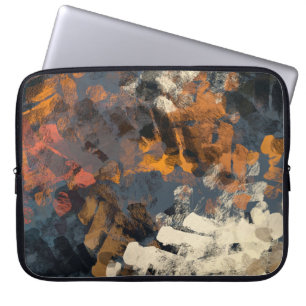 Funda Para Portátil Patrón abstracto surrealista hecho a mano. Arte mo