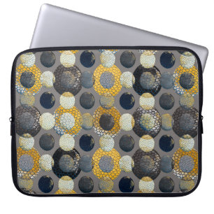 Funda Para Portátil Patrón acuarela sin fisuras con geometri abstracto