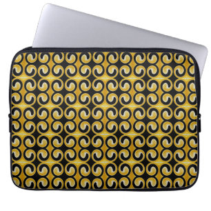 Funda Para Portátil Patrón amarillo Guay único