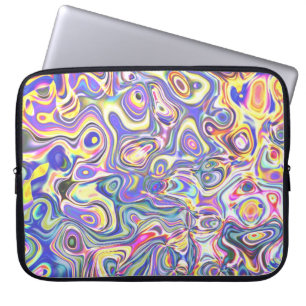Funda Para Portátil Patrón Ametist Multicolor Amoeba