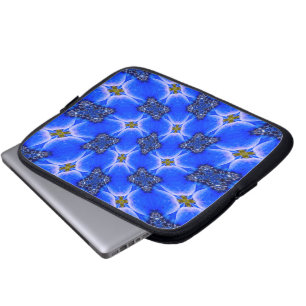Funda Para Portátil Patrón anémico de los jardines azules