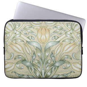 Funda Para Portátil Patrón Antiguo de Granada William Morris Lily