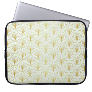 Funda Para Portátil Patrón Art Decó Clásico Sin Señales. Estilo geomét