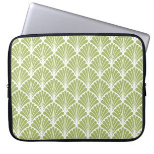 Funda Para Portátil Patrón Art Deco Geométrico Sin Margen. Resumen