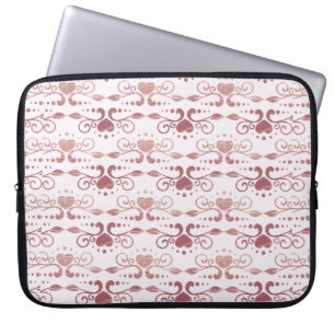 Funda Para Portátil Patrón Art Decó. Papel pintado de época. Japonés o
