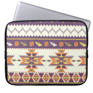 Funda Para Portátil Patrón azteca sin color