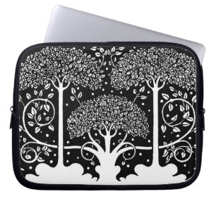 Funda Para Portátil Patrón Beardsley de árbol Art Nouveau