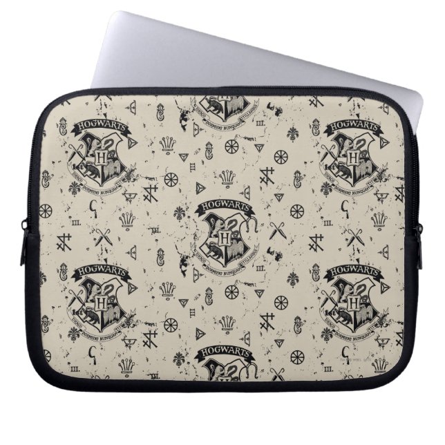 Funda Para Portátil Patrón beige de HOGWARTS™ (Frente)