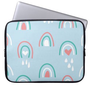 Funda Para Portátil Patrón bohemio sin fisuras dibujado a mano con arc