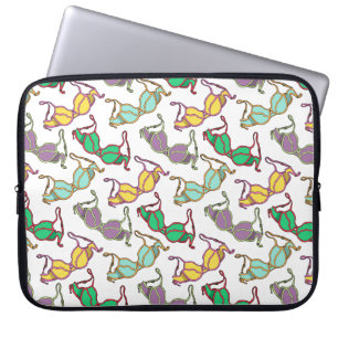 Funda Para Portátil Patrón Bra multicolor