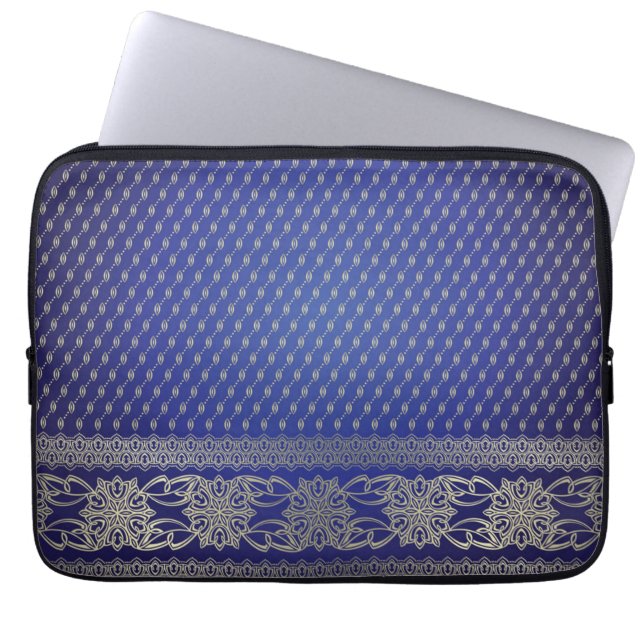 Funda Para Portátil Patrón Brocade (Frente)