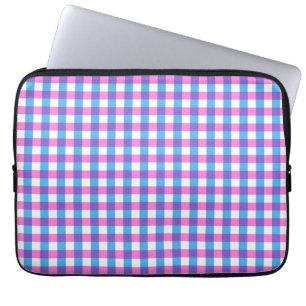 Funda Para Portátil Patrón Colorido de Cuadros Retro