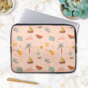 Funda Para Portátil Patrón Colorido de Verano para Niños