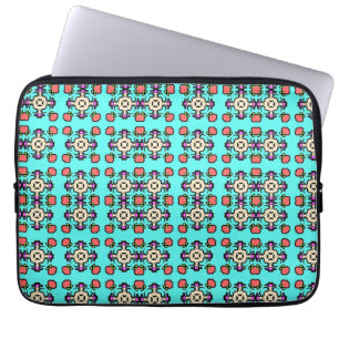Funda Para Portátil Patrón continuo de mandala floral