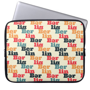 Funda Para Portátil Patrón creativo de Berlín.