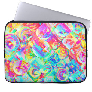 Funda Para Portátil Patrón de abstracción colorido y vivo