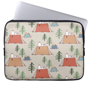 Funda Para Portátil Patrón de acampar Snoopy & Woodstock Go