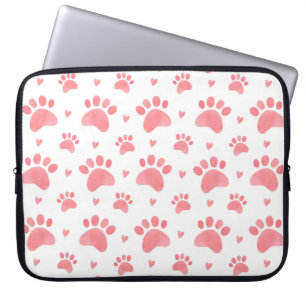 Funda Para Portátil Patrón de acuarela sin costuras de gato