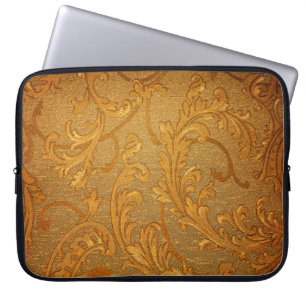 Funda Para Portátil Patrón de adorno floral vintage abstracto