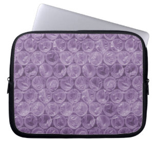 Funda Para Portátil Patrón de ajuste de burbujas púrpura