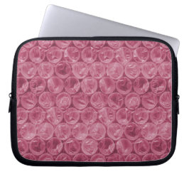 Funda Para Portátil Patrón de ajuste de burbujas rosa