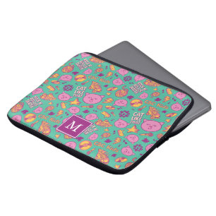 Funda Para Portátil Patrón de algodón Monograma Manga de portátil
