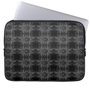 Funda Para Portátil Patrón de altavoces de música negra