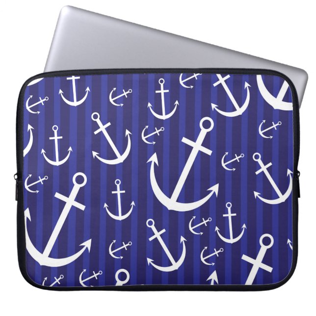 Funda Para Portátil Patrón de anclaje (Frente)