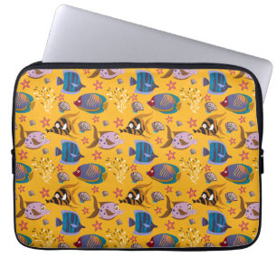 Funda Para Portátil Patrón de animales acuáticos vida submarina del