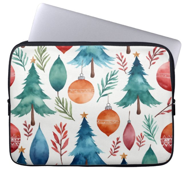 Funda Para Portátil Patrón de árbol de Navidad (Frente)