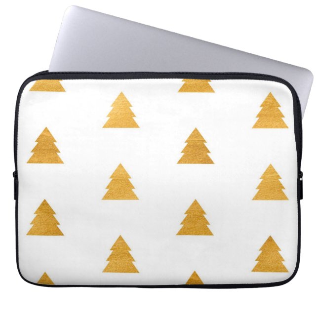 Funda Para Portátil patrón de árbol de Navidad (Frente)