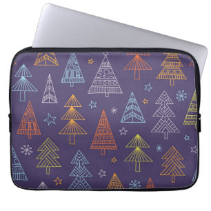 Funda Para Portátil patrón de árbol de Navidad