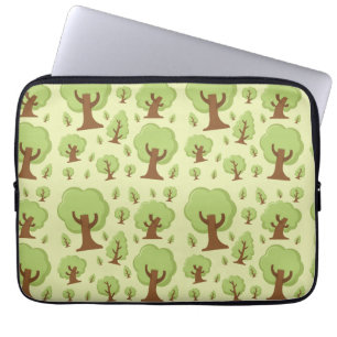 Funda Para Portátil Patrón de árboles singulares
