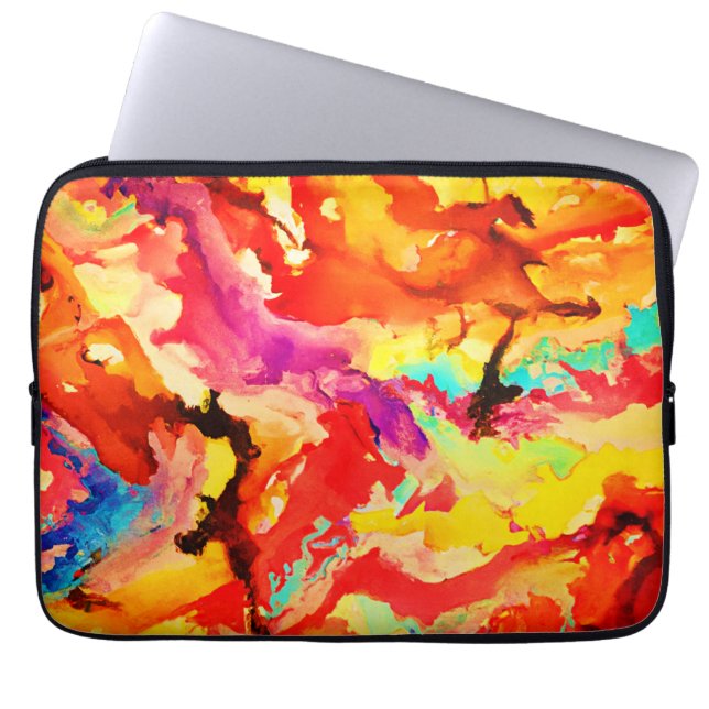 Funda Para Portátil Patrón de arte abstracto (Frente)