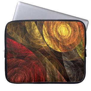 Funda Para Portátil Patrón de Arte Abstracto Floral Moderno de Flor So