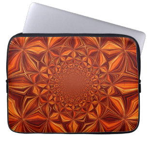 Funda Para Portátil Patrón de arte digital caleidoscópico rojo-67546