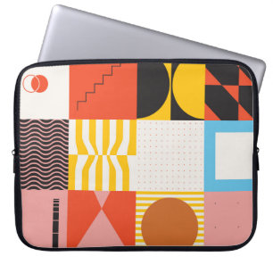 Funda Para Portátil Patrón de arte neo-modernista hecho con abstracto 