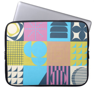 Funda Para Portátil Patrón de arte neo-modernista hecho con g abstract