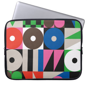 Funda Para Portátil Patrón de arte neo-modernista hecho con g abstract